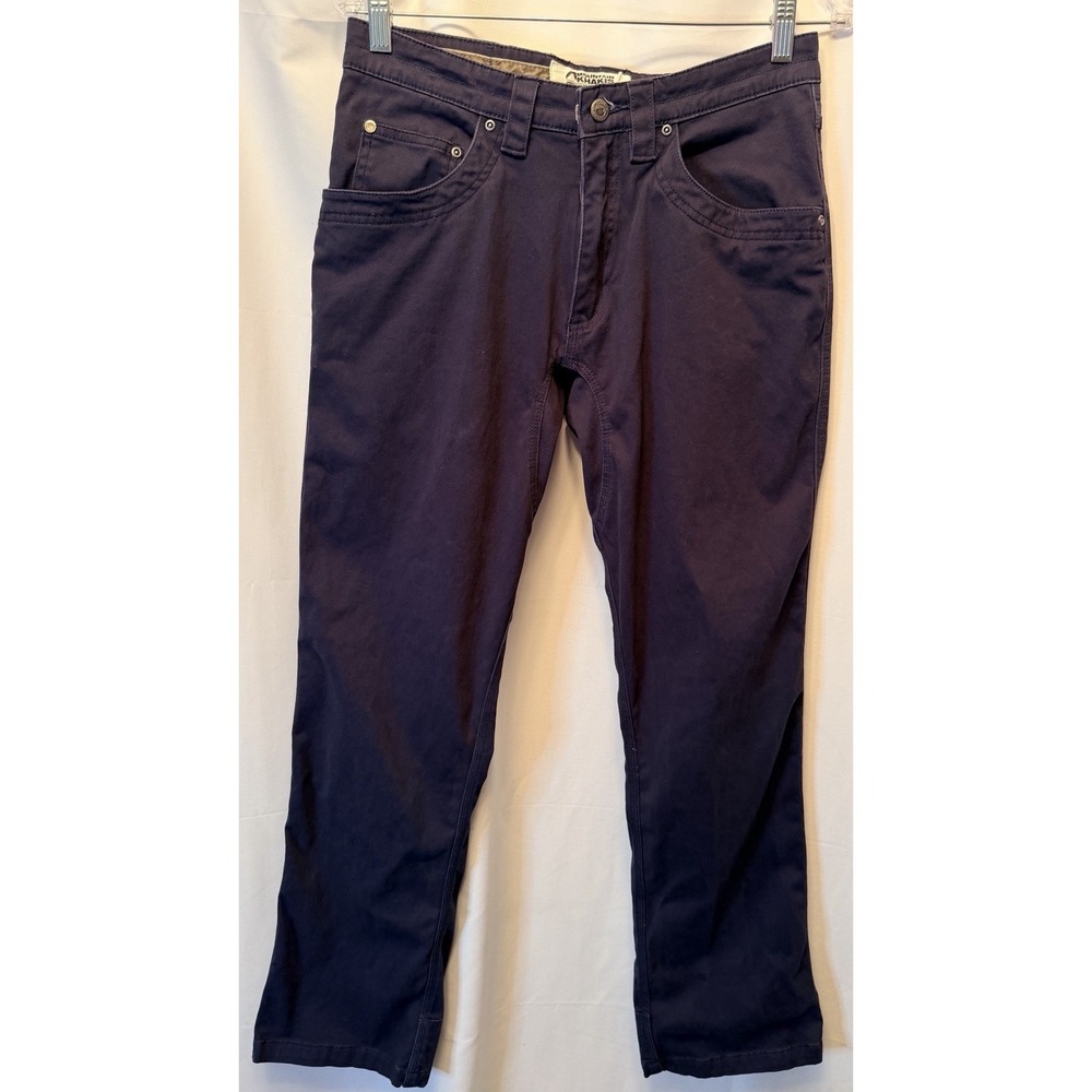 Mountain Khakis Camber 103 Classic Fit Pants Size 30x32 Navy Technical Stretch